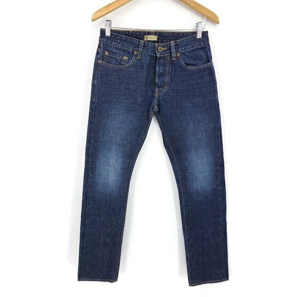 norman russell Other - New Norman Russell Selvage Denim Jeans Mens 30x30 Slim Cut Blue Pants Wash #1